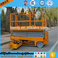 custom aluminum pallet self propelled electrical scissor lift platform